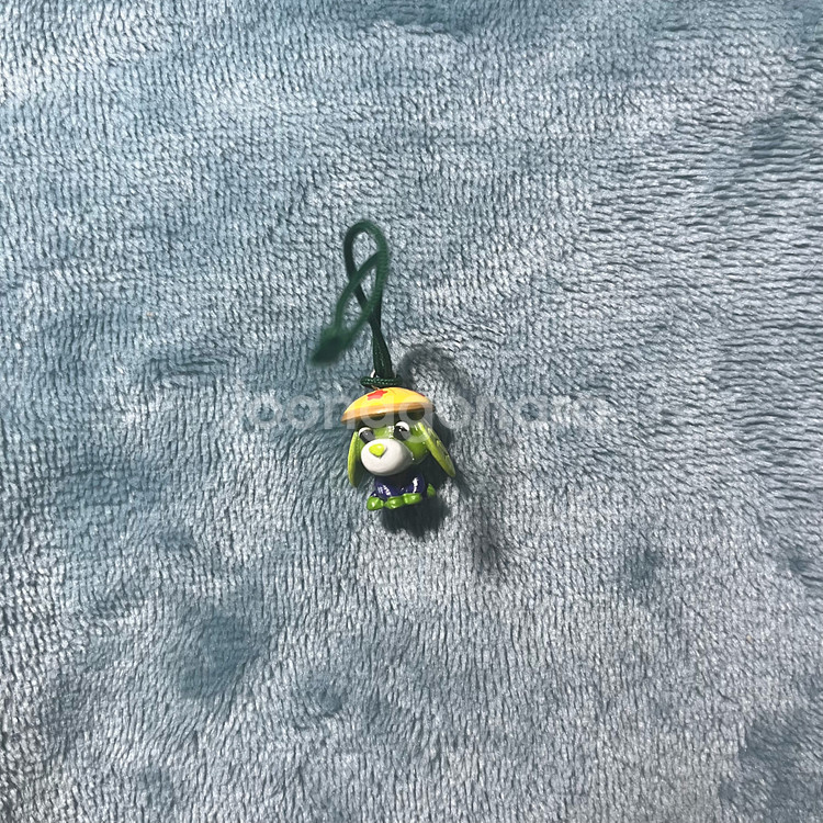 고전) 오차켄 녹차강아지 뽀글이 인형 / 키링--4