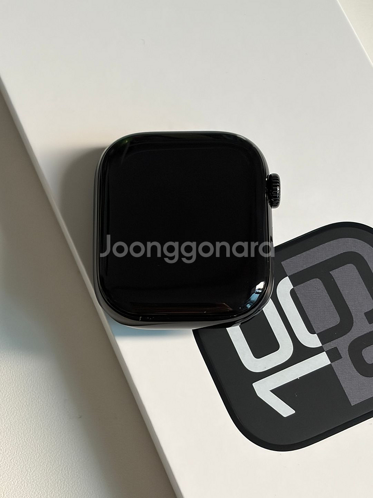 애플워치10 제트블랙 42mm GPS + 슬레이트 밀레니즈 루프--2