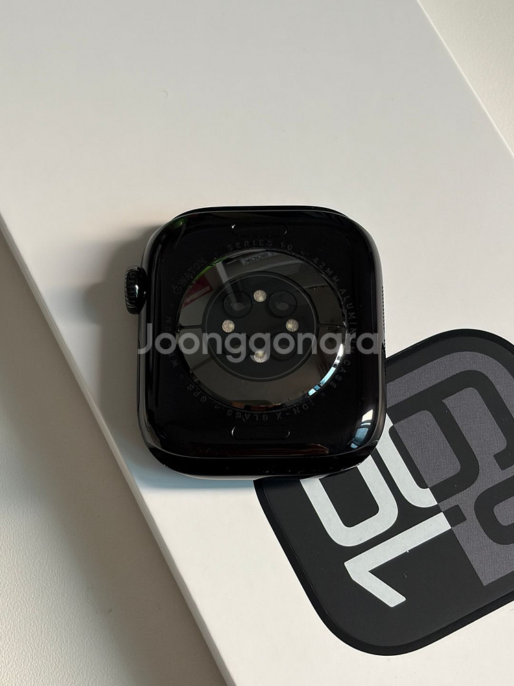 애플워치10 제트블랙 42mm GPS + 슬레이트 밀레니즈 루프--3