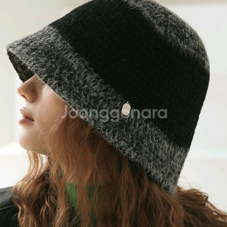 메르헨 니트 버킷햇--0