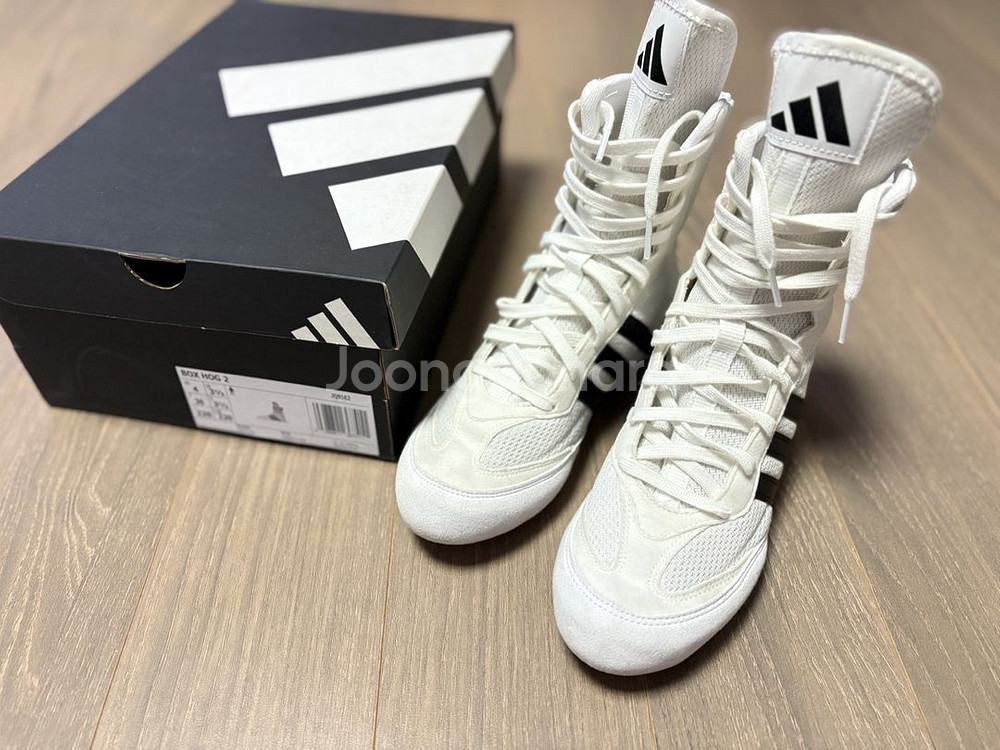 아디다스 여성용 복스 호그 2 화이트 220mm--0