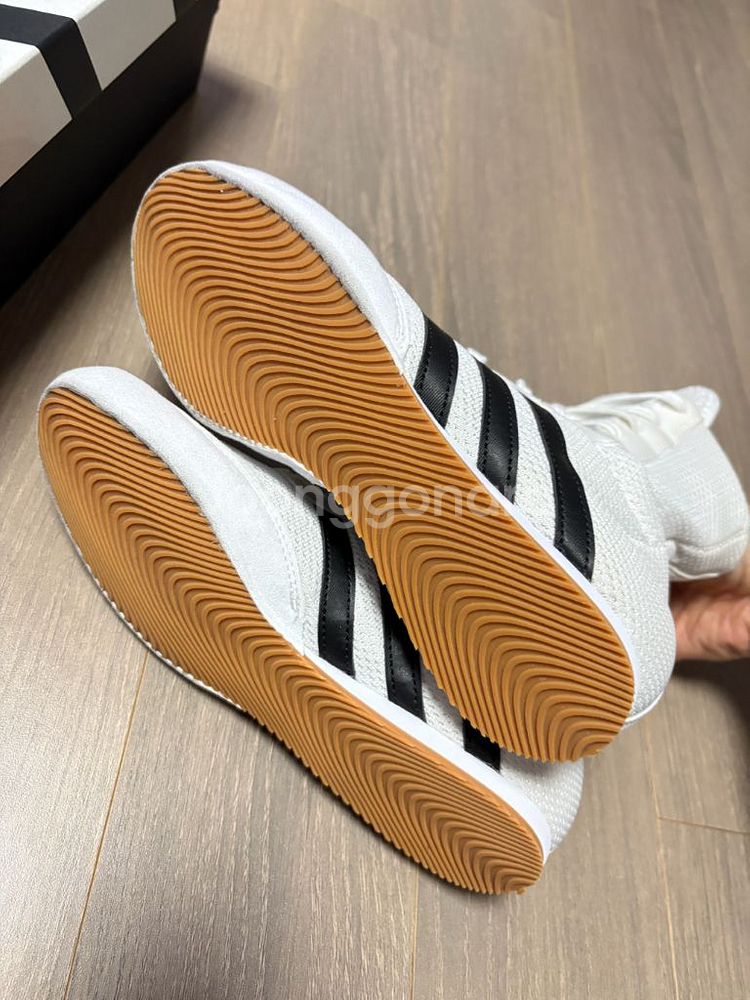 아디다스 여성용 복스 호그 2 화이트 220mm--3