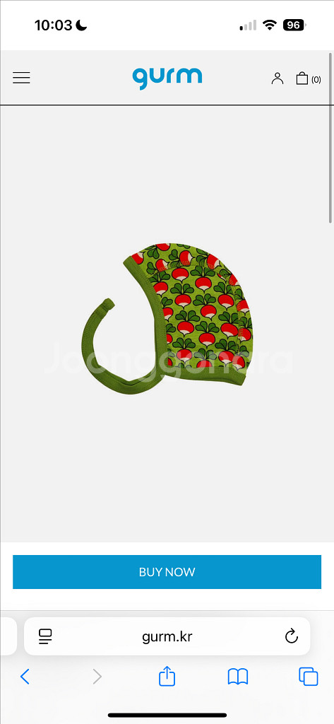 던스 신상 덩가리(74) + 베이비캡(47) 라임그린 순무 세트(새제품)--1