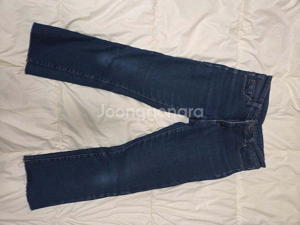 여성 데님 m사이즈 합포기모융기모 청바지 새상품--5