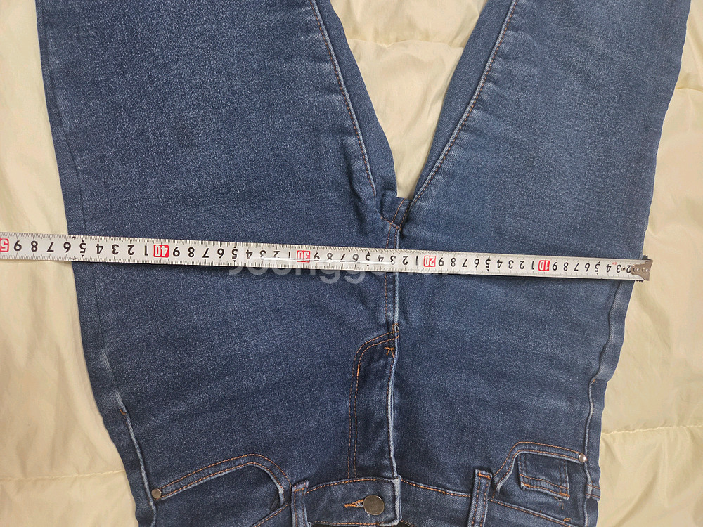 여성 데님 m사이즈 합포기모융기모 청바지 새상품--7
