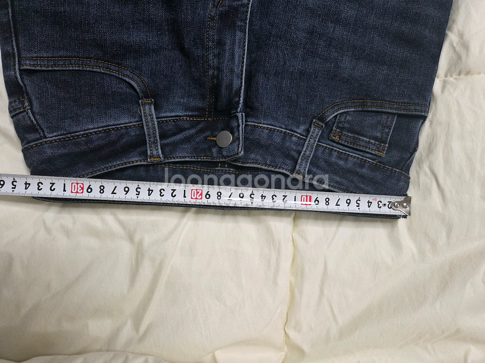 여성 데님 m사이즈 합포기모융기모 청바지 새상품--3