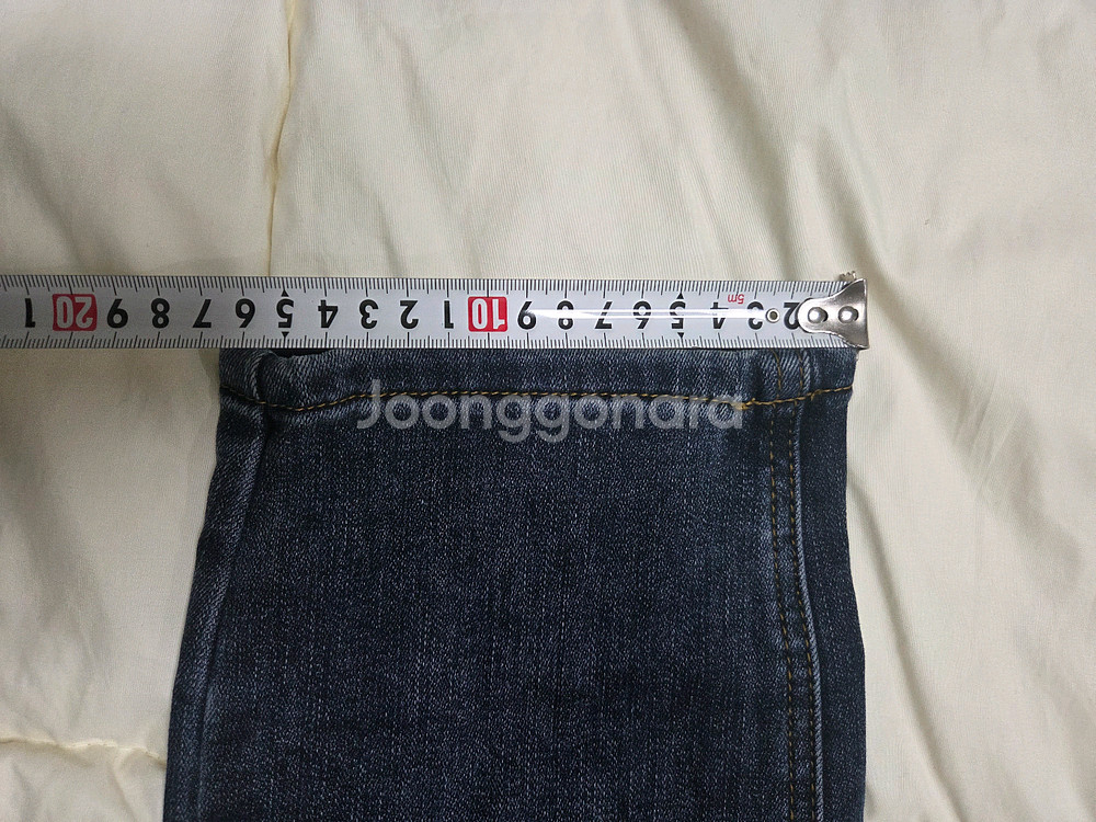 여성 데님 m사이즈 합포기모융기모 청바지 새상품--4