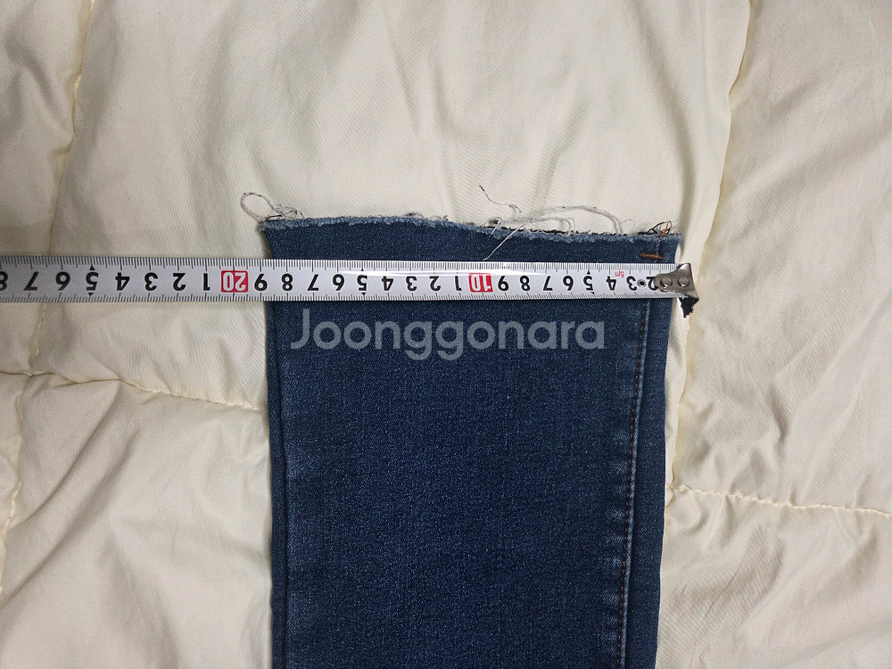 여성 데님 m사이즈 합포기모융기모 청바지 새상품--9