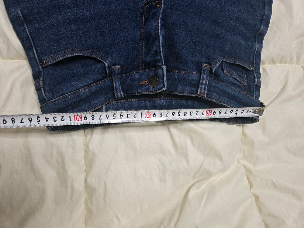 여성 데님 m사이즈 합포기모융기모 청바지 새상품--8