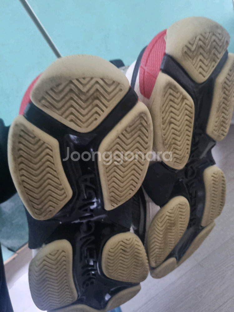 발렌시아가 트리플s 스니커즈 더해커프로젝트 구찌 콜라보 43사이즈--3