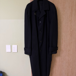 우영미 24ss 블랙 턴업 코트 새상품 판매