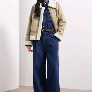 미쏘 무스탕 새상품 사이즈M택 있음