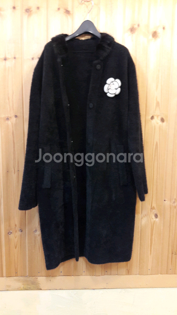 *천연밍크 카라넥 밍크 페이크퍼 코트 ( 새 상품 )* 택 포함 ; 38,000천연밍크 카라넥 밍크 페이크 퍼코트--5