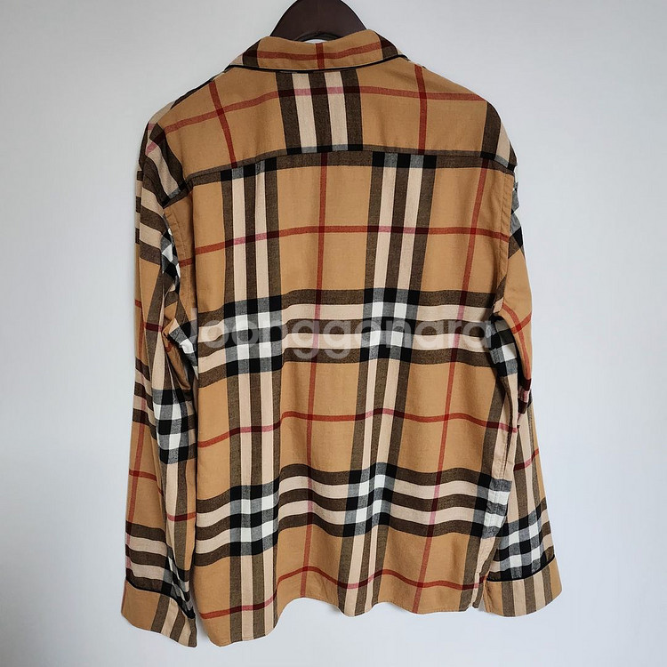 L 버버리 런던 빈티지 체크 코튼 셔츠 4553722--3