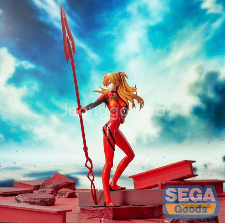 세가 정품 에반게리온 아스카 피규어 롱기누스 창--1