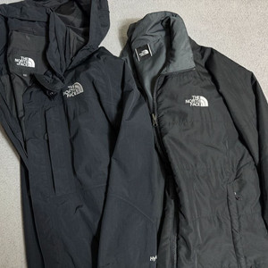 L 노스페이스 하이벤트 고어텍스 내피패딩 탈착 바람막이 자켓 낚시