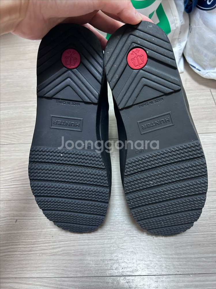 220-225 uk3 헌터 플레이숏 장화 레인부츠--4