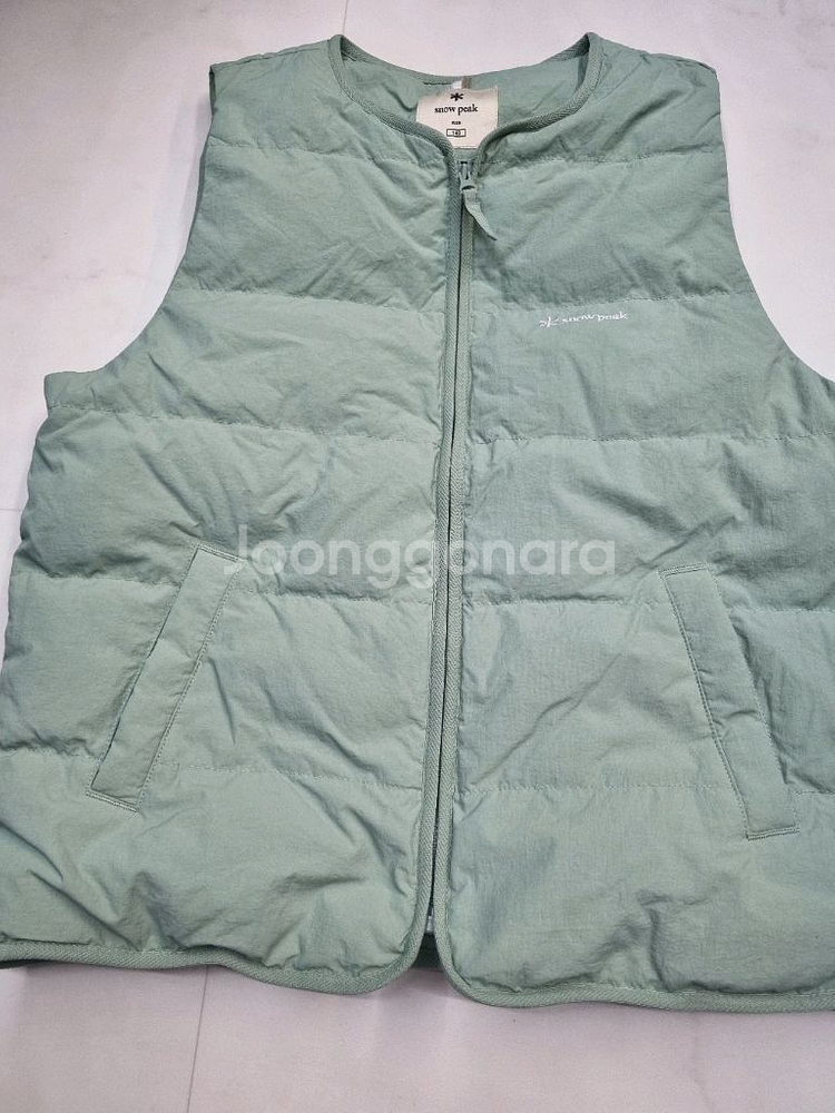 스노우피크키즈 오리털 조끼 140--0
