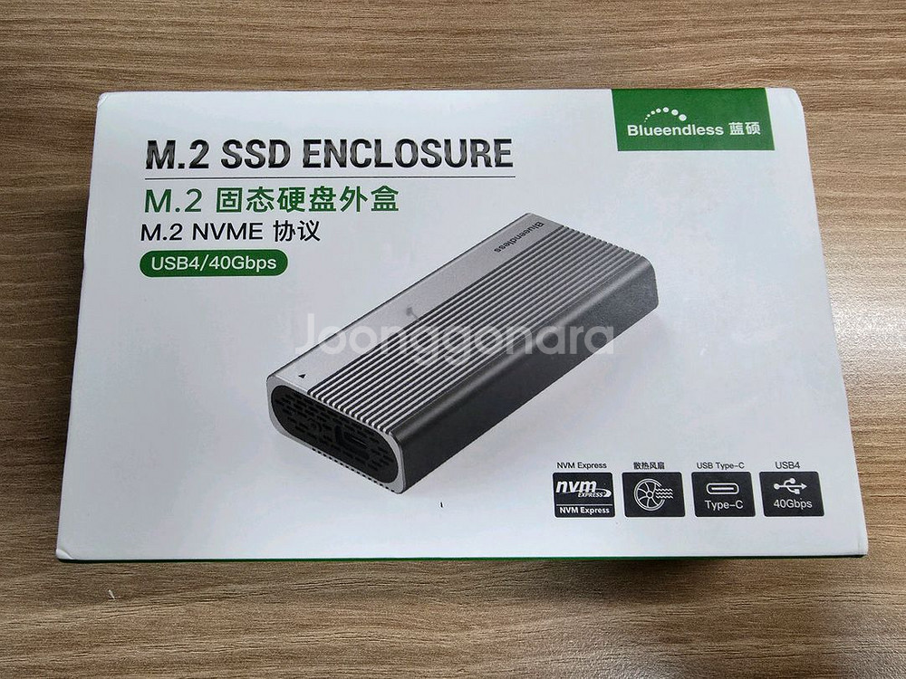 고성능 2TB SSD (Z991) 및 USB4 썬더볼트4 외장케이스--6