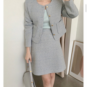 (마지막가격) 더봄 알로 트위드 셋업 자켓,스커트 일괄판매 (하객룩)