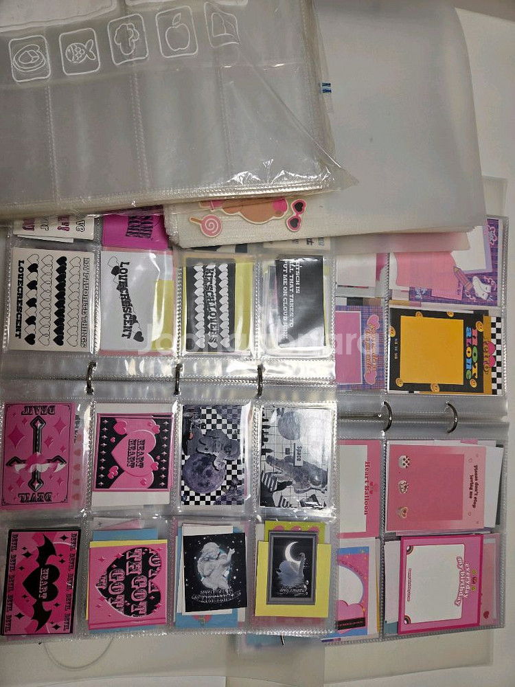 마스킹테이프.보관함.스티커200여장 등--5