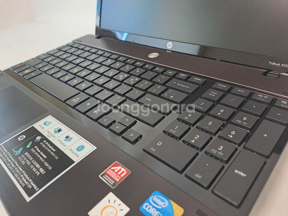 클리닝 정비완료/ 윈도우7 HP 프로북 4520s--2