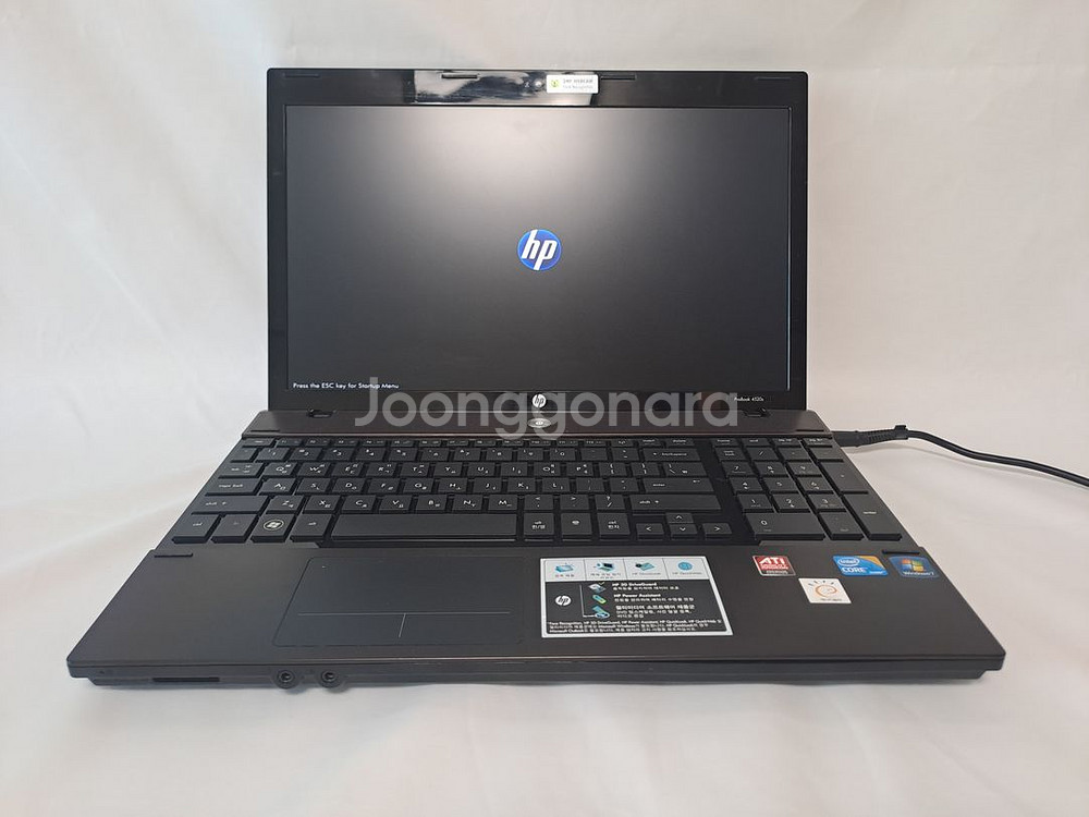 클리닝 정비완료/ 윈도우7 HP 프로북 4520s--3