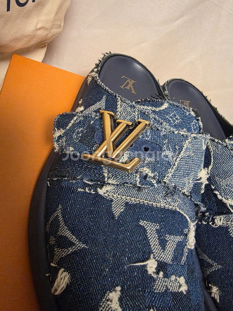[25년/풀구성] 루이비통 이지 뮬 데님 슬리퍼 7--4