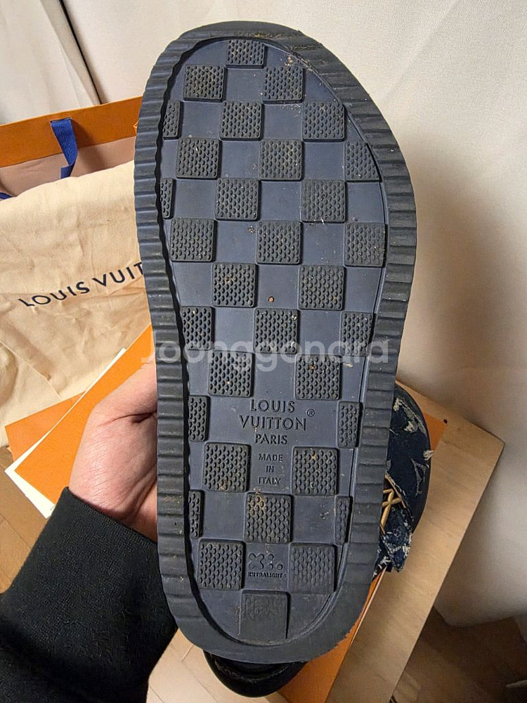 [25년/풀구성] 루이비통 이지 뮬 데님 슬리퍼 7--9
