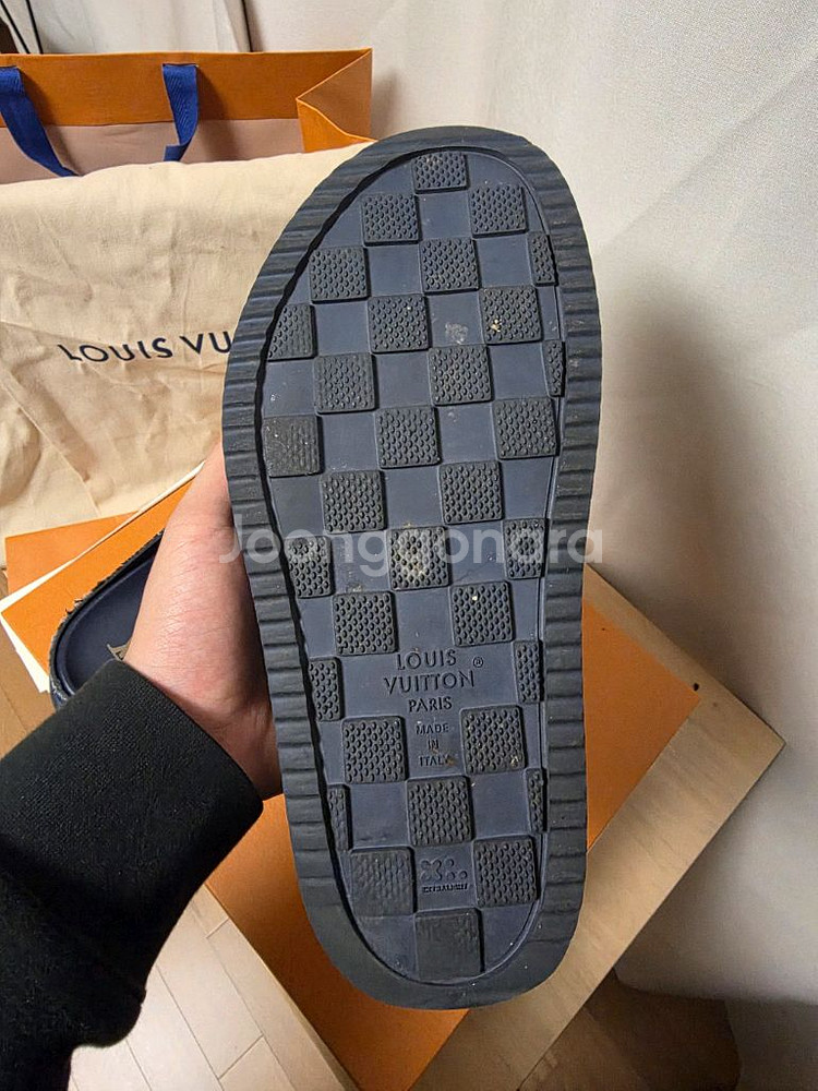 [25년/풀구성] 루이비통 이지 뮬 데님 슬리퍼 7--8