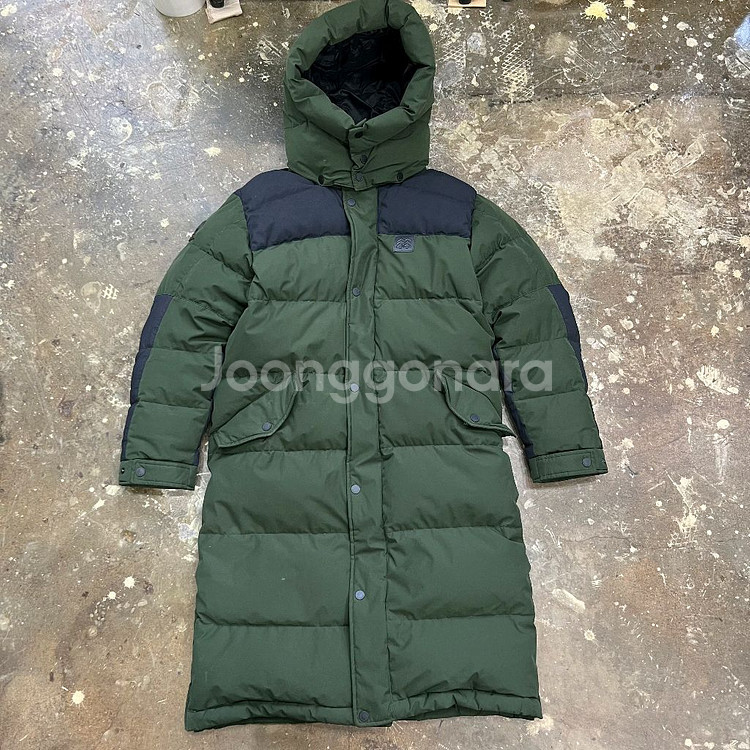 95) 코오롱스포츠 구스다운 롱패딩 점퍼 거위털 롱패딩 자켓--0