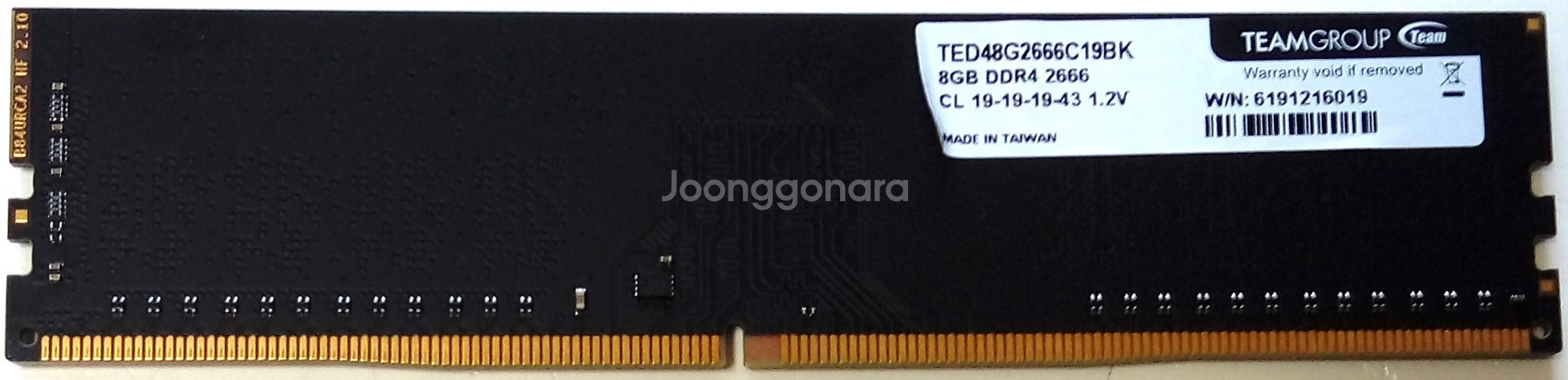 중고 팀그룹램 (DDR4-2166) 8GB--0