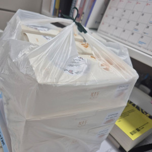 코치 마뗑킴 콜라보 데님 토트백