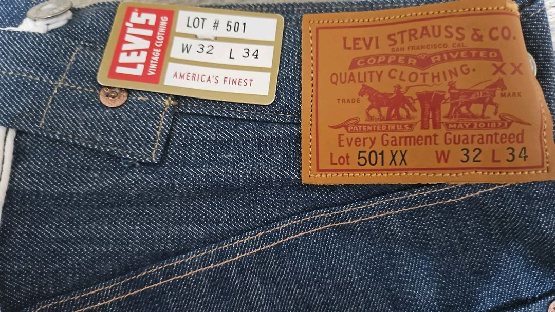 리바이스 LVC 1901 501 한정판 리지드 W32L34--5