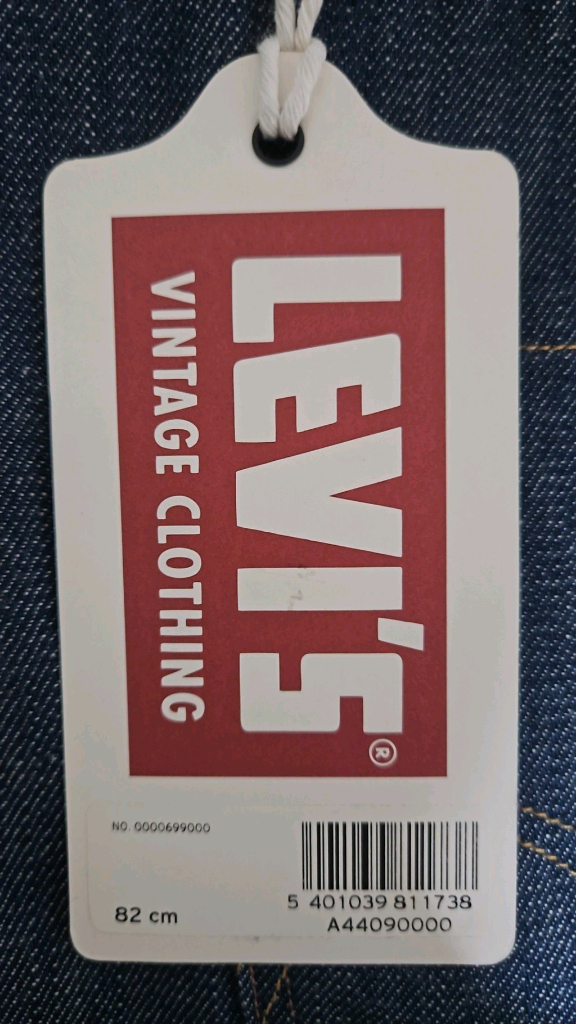 리바이스 LVC 1901 501 한정판 리지드 W32L34--3