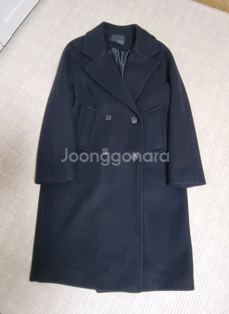 (새제품)블랙 심플 코트--2