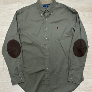 [폴로 랄프로렌] 빈티지 스웨이드 패치 셔츠 L 사이즈