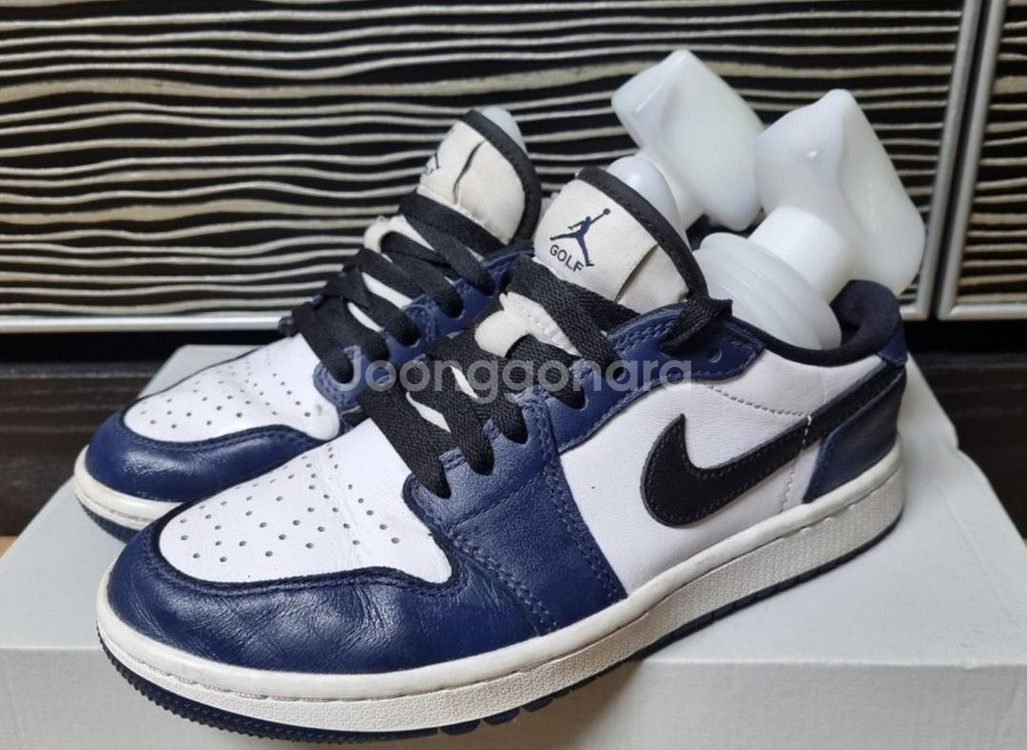 나이키 에어조던1 로우 골프화 미드나잇 네이비 235--0