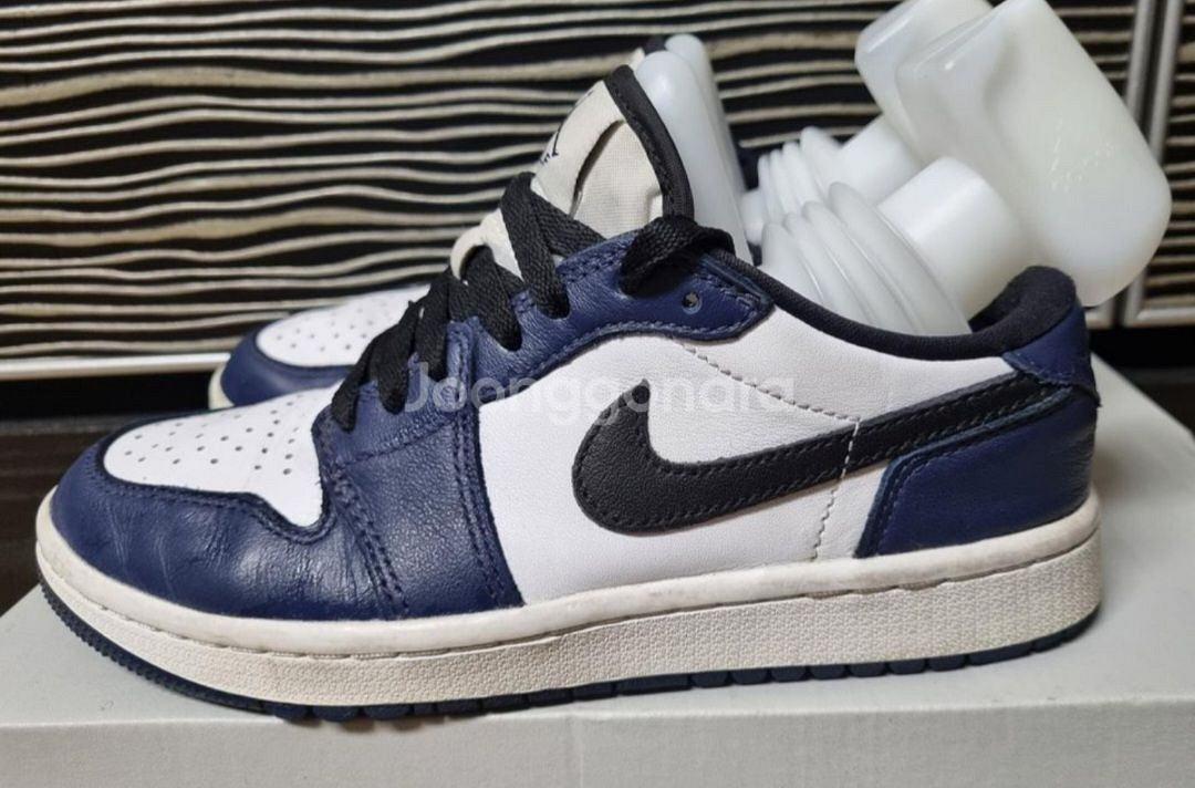 나이키 에어조던1 로우 골프화 미드나잇 네이비 235--4