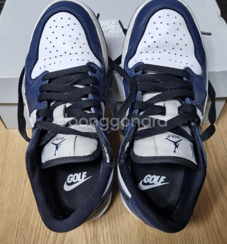 나이키 에어조던1 로우 골프화 미드나잇 네이비 235--7