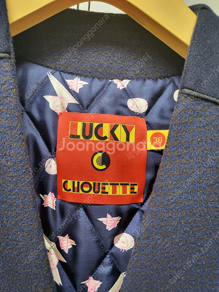 럭키슈에뜨 여성자켓 노카라 여성겨울자켓 (36사이즈55) WB71--3