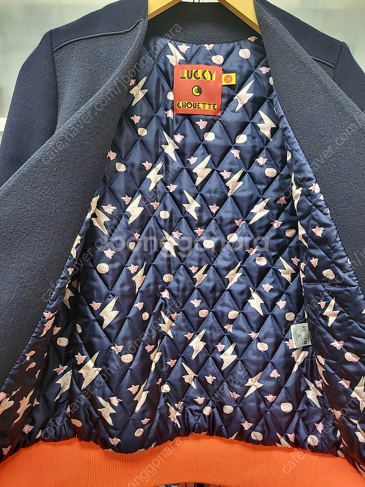 럭키슈에뜨 여성자켓 노카라 여성겨울자켓 (36사이즈55) WB71--5