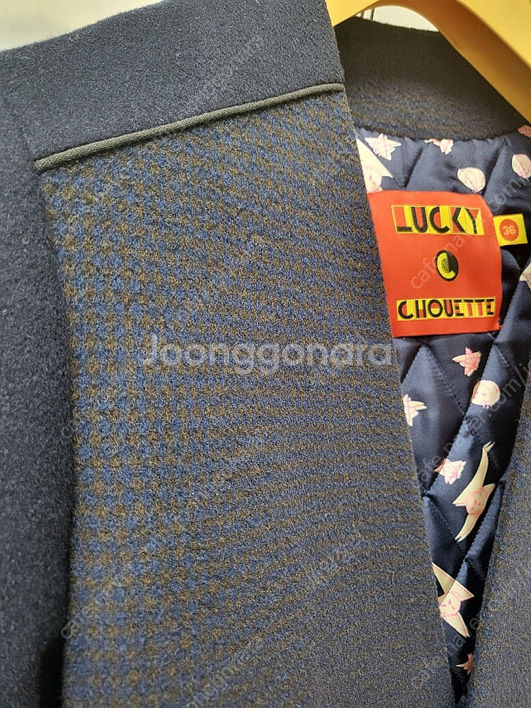 럭키슈에뜨 여성자켓 노카라 여성겨울자켓 (36사이즈55) WB71--8