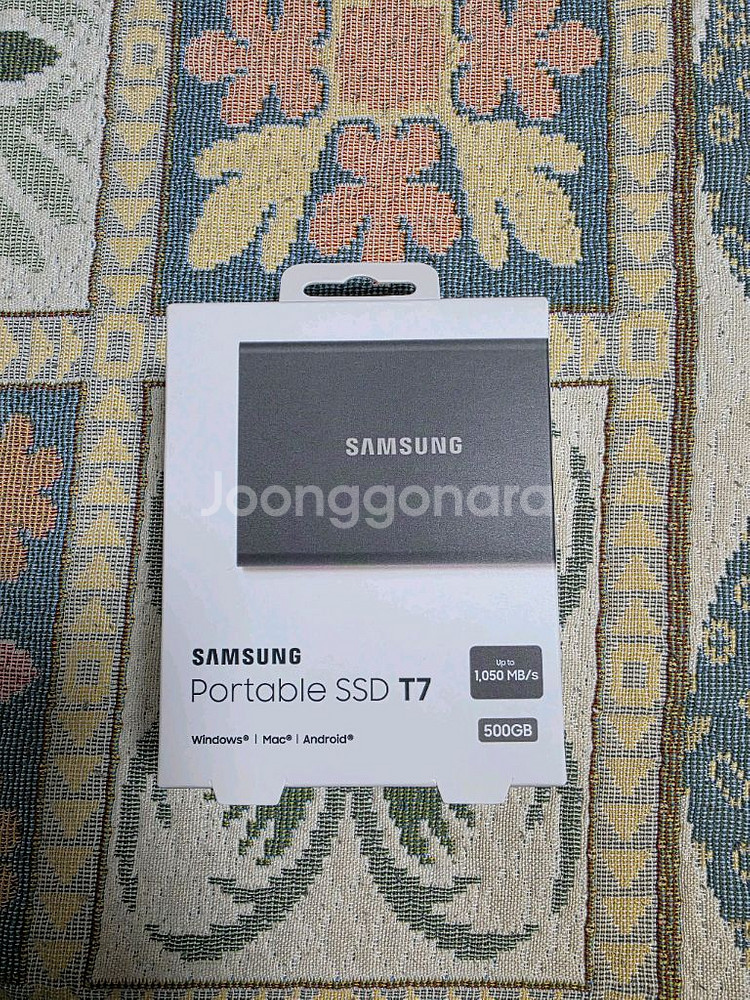 삼성 포터블 SSD T7 500GB 미개봉 새상품--0