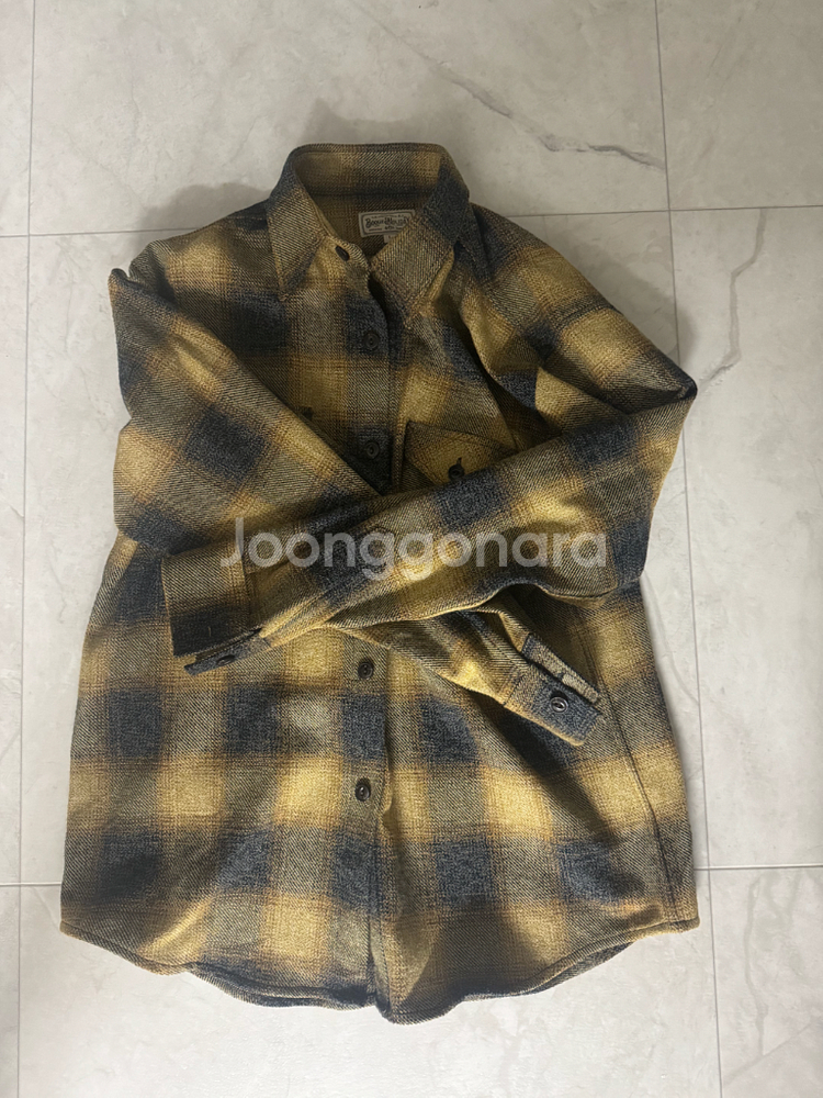 부기홀리데이 워크셔츠 옐로우 L사이즈--5