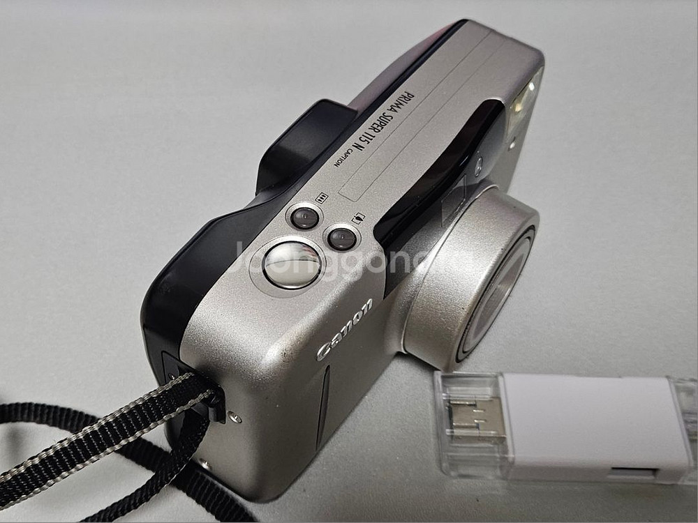 캐논 프리마 슈퍼 115N 필카 필름 카메라 작동확인--1