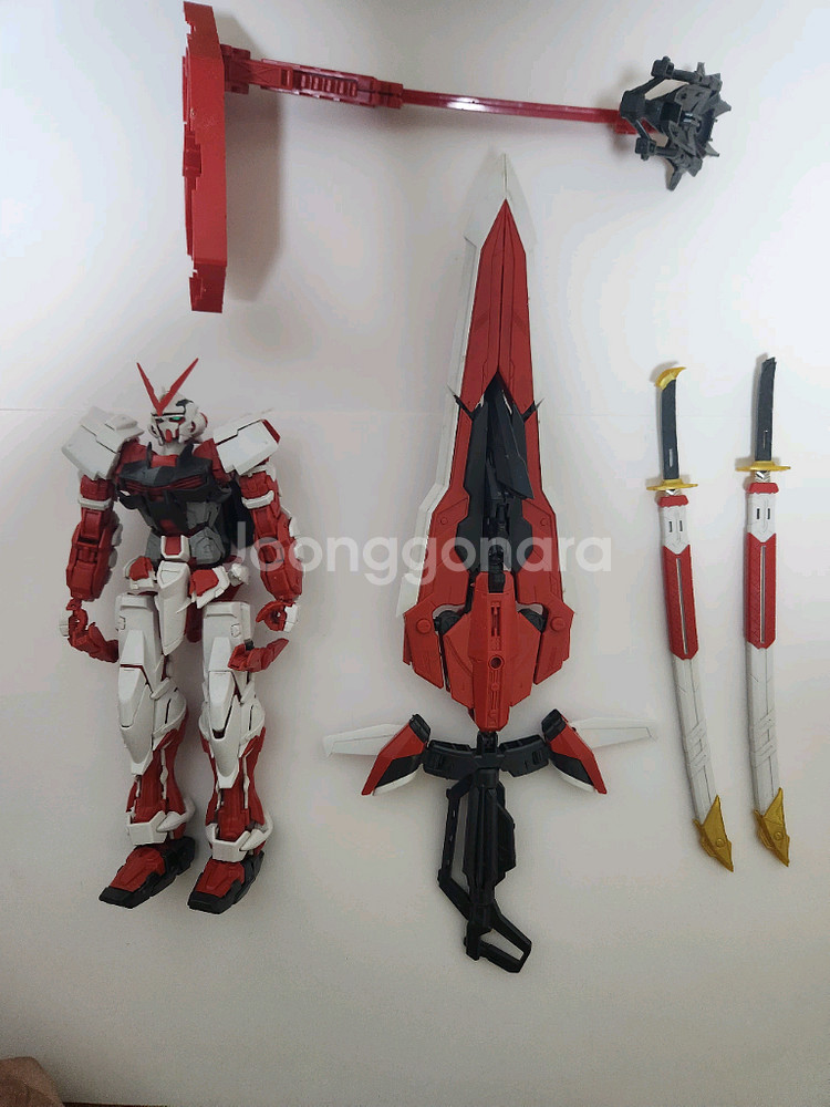 MG 아스트레이 레드 프레임 카이 가조립--3