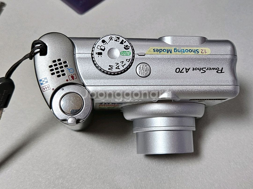 캐논 파워샷 A70 실버 빈티지 디카--2