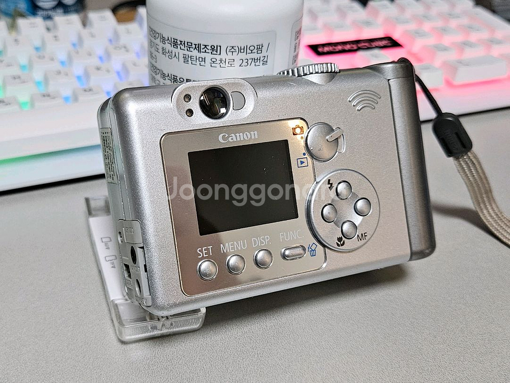 캐논 파워샷 A70 실버 빈티지 디카--4