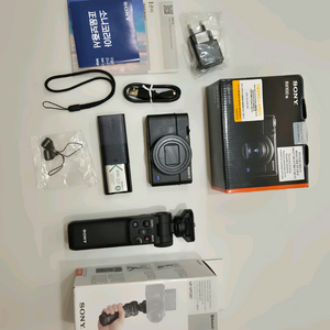 소니 RX100M7 디지털카메라 슈팅그립 추가배터리 박스 풀셋